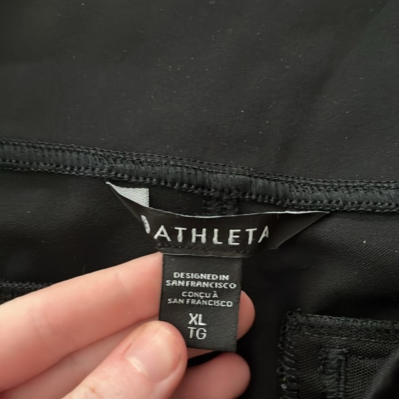 ATHLETA WOMENS XL BLACK TROUSERS PANTS - Picture 4 of 8
